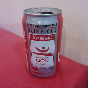 Vintage Coca-Cola Can, 25th Olympiad Coke Can, Olimpicos Barcelona Coca-Cola Can 33 CL, 1992#