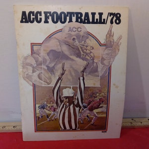 Vintage Football Program, ACC Football July 1978 Volume 1 Series 1