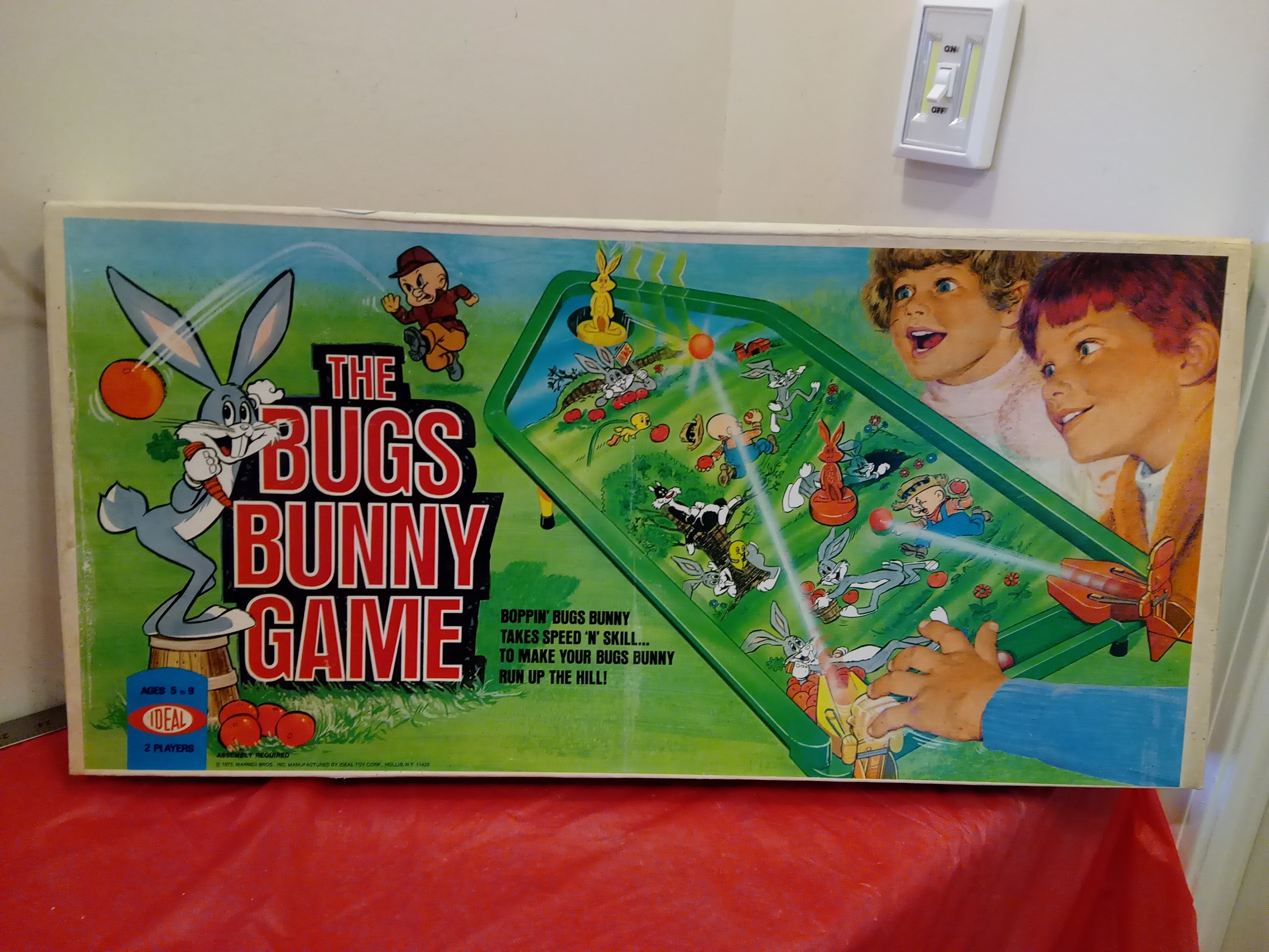 Vintage Boardgame the Bugs Bunny Game Action Shooting Game