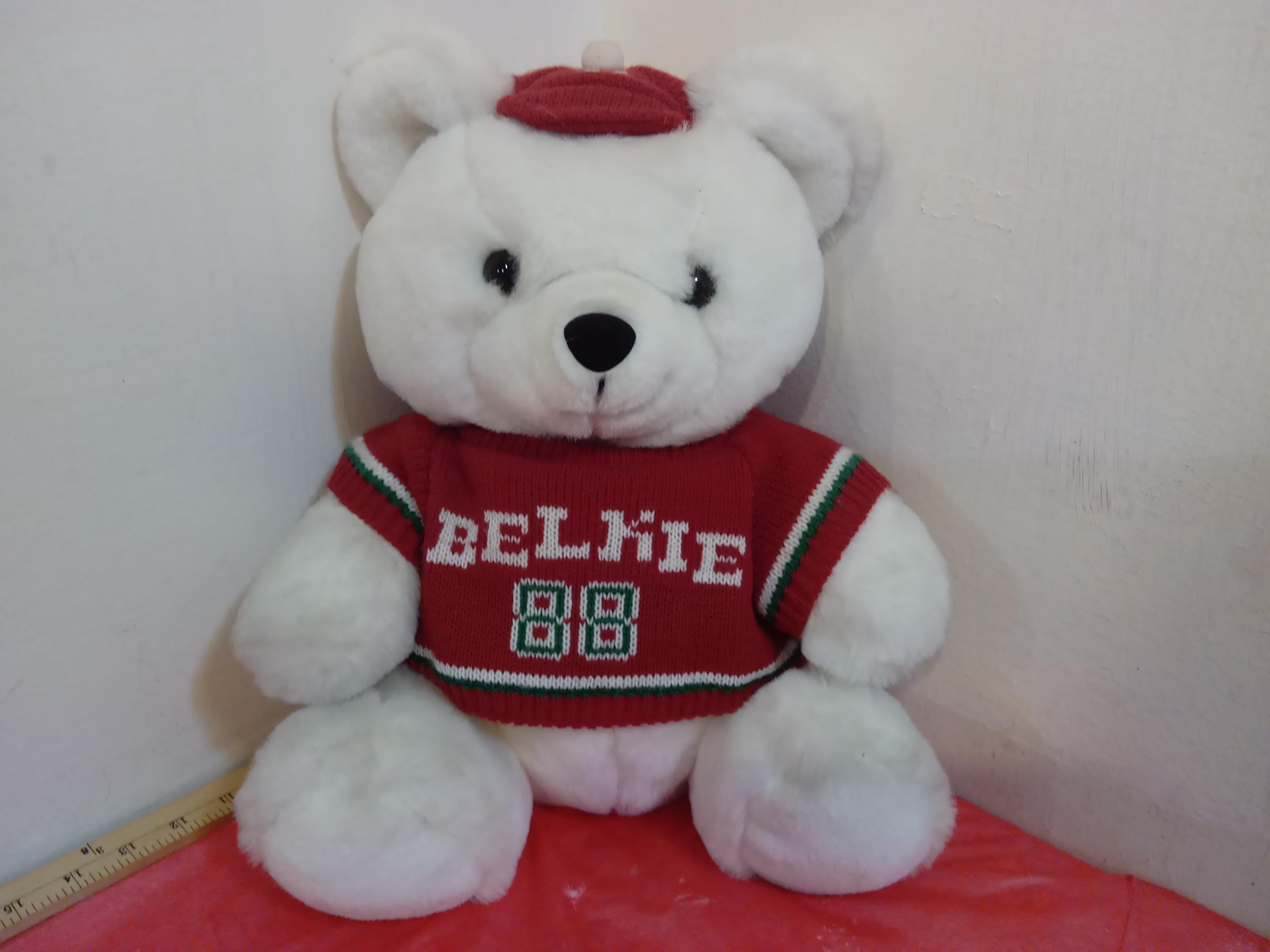 Vintage Stuffed Bears or Bunny Belk s Department Store Christmas Bear belkie or Easter Bunny Etsy UK