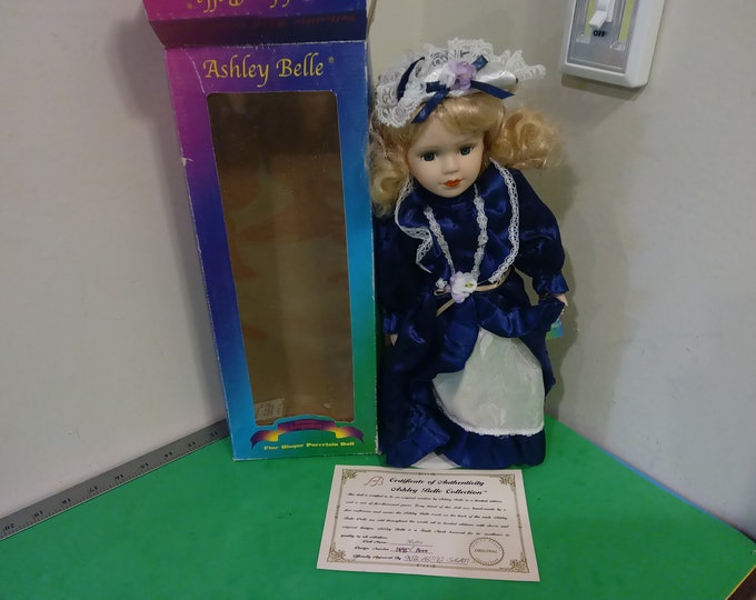 Vintage Ashley Belle Porcelain Doll "Hattie"