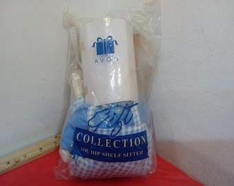 Vintage Rabbit Dolls, Avon Gift Collection, Mr. Hip or Mrs. Hop Shelf Sitters, 1998
