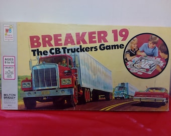 Vintage Board Games by Milton Bradley, Breaker 19, Tank Battle, Electronic Battleship, or Manhunt
