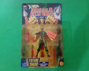 Vintage Marvel Comics, X-Men Missile Flyers Future Shard Action Figure by Toy Biz, 1997