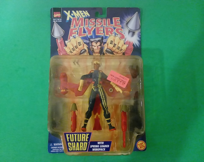 Vintage Marvel Comics, X-Men Missile Flyers Future Shard Action Figure by Toy Biz, 1997