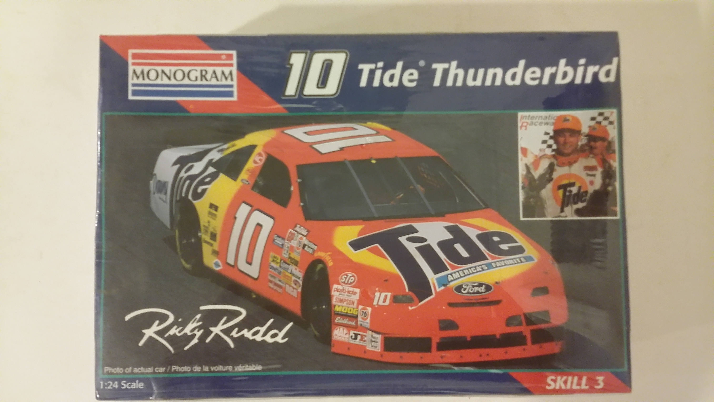 Vintage Monogram Model Kit,Tide Thunderbird Ricky Rudd #10, Model #2478 ...