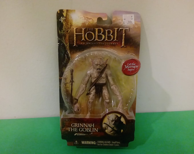 Hobbit the Unexpected Journey, Grinnah the Goblin Action Figure, 2012