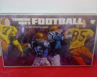Vintage Football Game, Thinking Man's Football Game, A 3M Sports Game, 1960's
