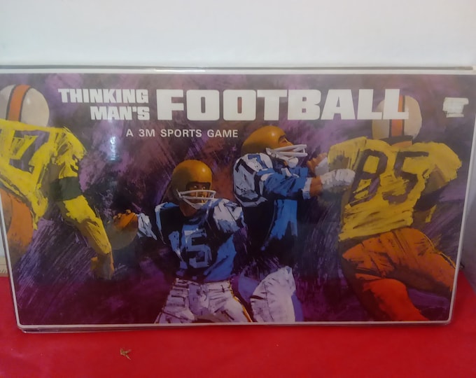 Vintage Football Game, Thinking Man's Football Game, A 3M Sports Game, 1960's