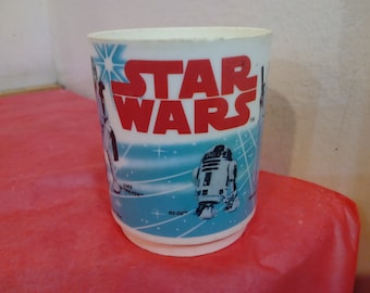 Vintage Child's Mug/Cups, Plastic Mug/Cups from "Star Wars" and "Return of the Jedi", 1977/1983#