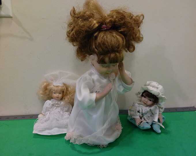 Vintage Three Dolls for one price