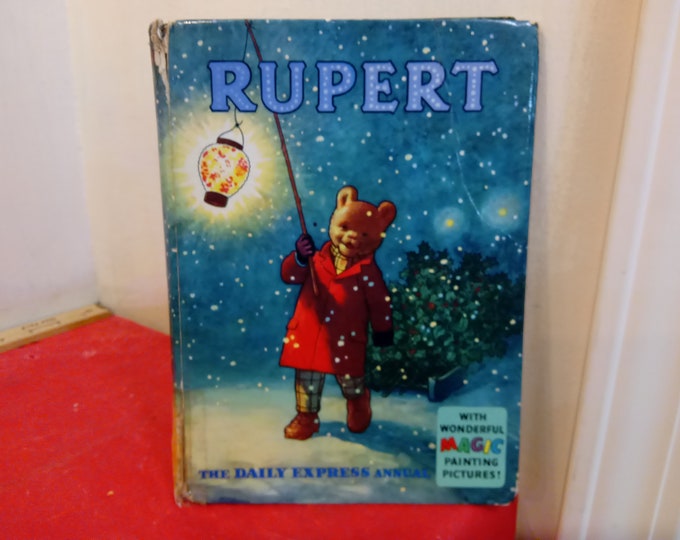 Vintage Children's Books, Rupert Children's Books, A Daily Express Publication, 1960-1970's