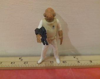 Vintage Star Wars Action Figure, Admiral Ackbar by Kenner, 1997