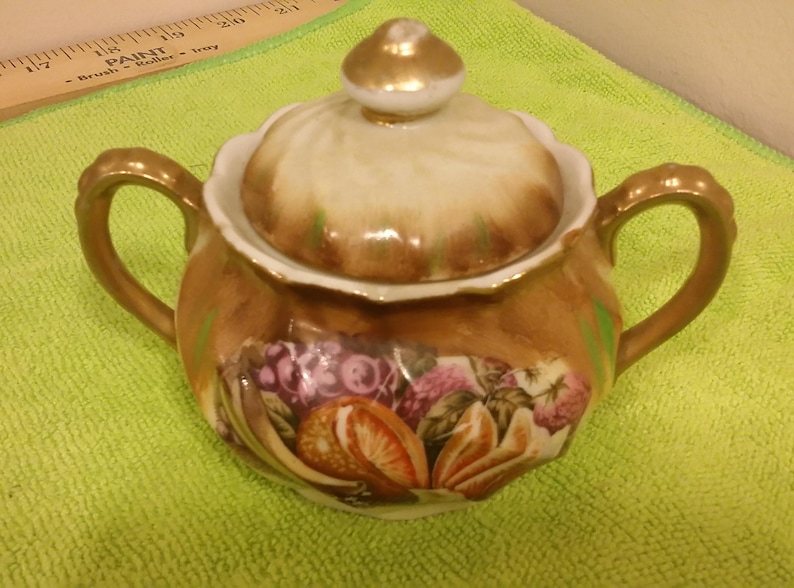 1950/'s or 1960/'s Vintage Sugar Bowl made in Japan