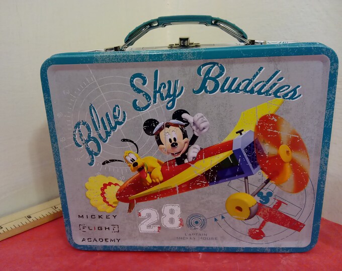 Mickey Mouse Flight Academy, Blue Sky Buddies Lunch Box, Walt Disney, 2012