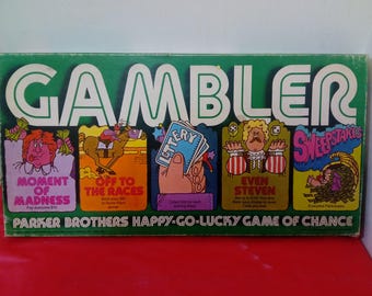 Vintage Board Games, Parker Brothers and Others, Gambler, The Investors, Wing Leader, Calling All Cars, or Duell