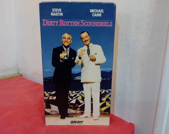 Vintage VHS Movie Tapes, Dirty Rotten Scoundrels, Red Heat, Cheech & Chong, Dante's Peak, 3 Ninjas, Coney Island, Mr. Baseball, and More