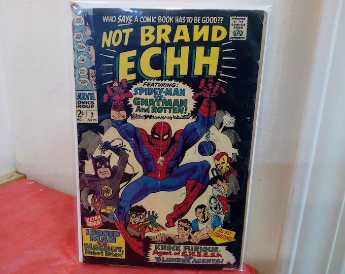 Vintage Comic Books, Marvel Comic Book "Not Brand Echh" #2