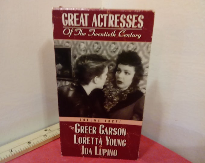 Vintage VHS Movie Tape, Great Actresses of the Twentieth Century, Loretta Young, 1993~