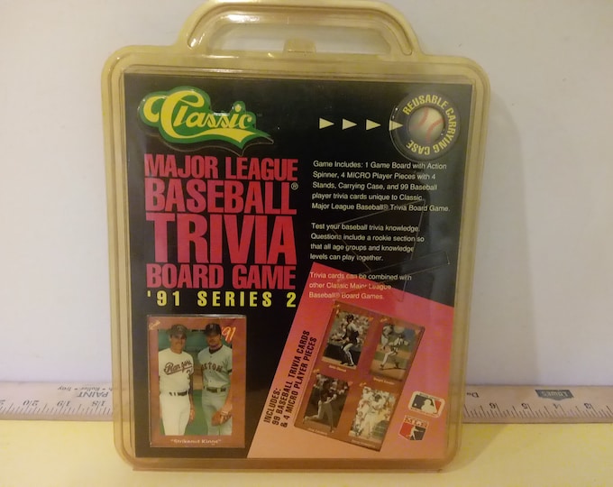 Classic Major League Baseball Trivia Board Game Series 2, 1991