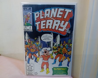 Vintage Comic Books, Star Comic Books, Planet Terry, Various Issues, 1980's