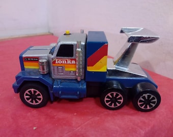 Vintage Toy Vehicles, Tonka Clutch Popper GMC Friction Truck Semi Drag Racers, Delivery Van, or Truck, 1970/80's