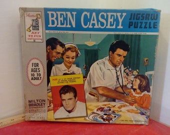 Vintage Ben Casey Jigsaw Puzzle by Milton Bradley