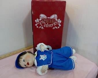 Vintage Porcelain Doll, Special Deliveries Personalized Dolls "Baby Doll" from The Ashton-Drake Galleries, 1990's