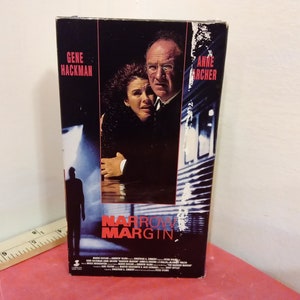 Vintage VHS Movie Tape, Narrow Margin, Gene Hackman, 1990~