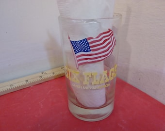 Vintage Drinking Glass, Six Flags over Mid-America