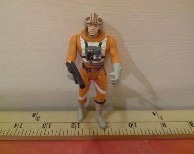 Vintage Star Wars Action Figure, Luke Skywalker in X-wing Suit by Kenner, 1995