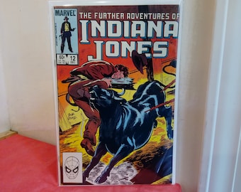 Vintage Marvel Comic Books, "The Further Adventures of Indiana Jones", 1980's