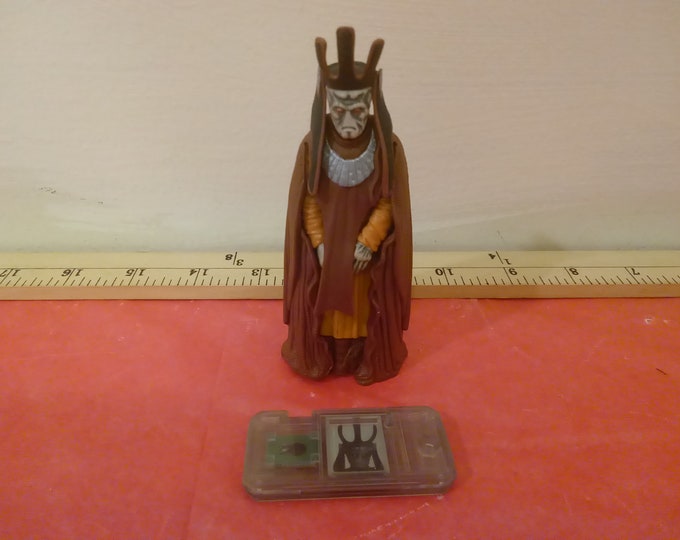 Vintage Star Wars Action Figure, Nute Gunray and Commtech by Hasbro, 1999