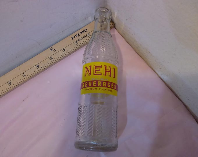 Vintage Soda Bottles, Nehi Bottles 7 oz, Besco 6 oz, Cheerwine 6 oz or Tip 6 oz Soda Bottles