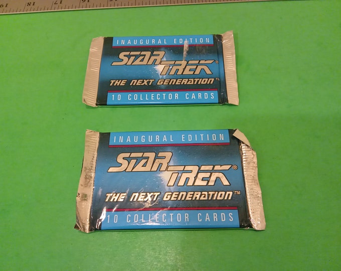 Vintage Star Trek Next Generation Trading Cards, 1992