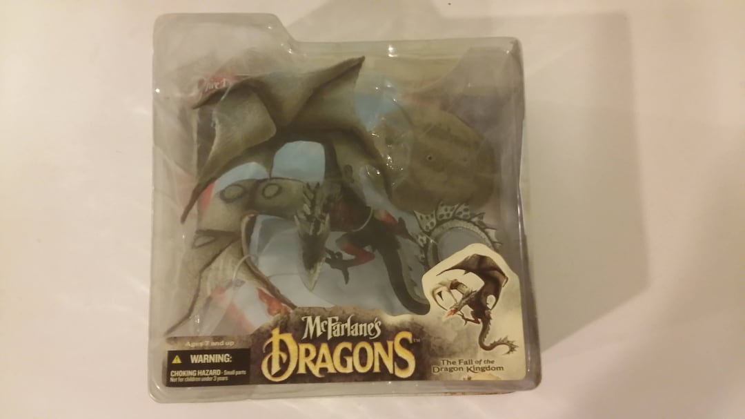 Vintage Action Figures, Mcfarlane's Dragons Fire Clan Dragon