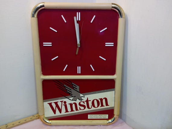Vintage Advertisement Wall Clock, Tobacco Wall Clock 