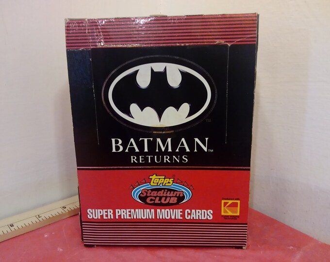 1992 Vintage Batman Returns Super Premium Movie Cards by Topps Artist