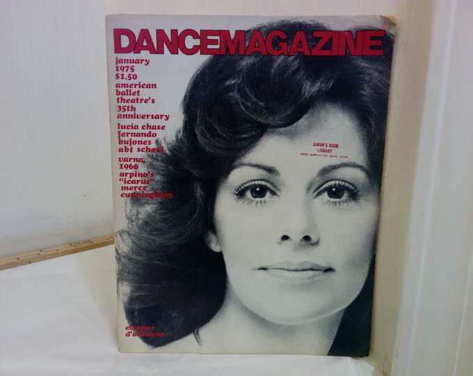 Vintage Dancing Magazines, Dance Magazine, 1975#