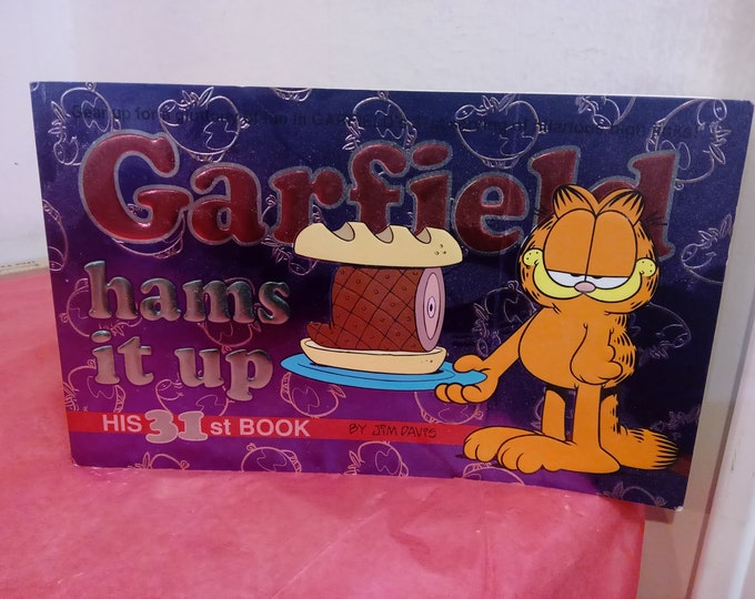 Vintage Comic Strip Book, Garfield Hams It Up "31st Book" by Jim Davis, 1st Edition, 1997