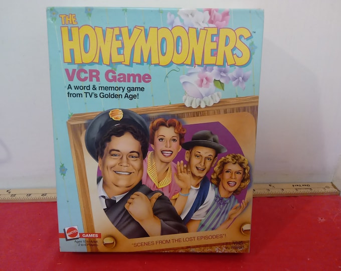 Vintage VCR Game, The Honeymooners VCR Game by Mattel, 1986~