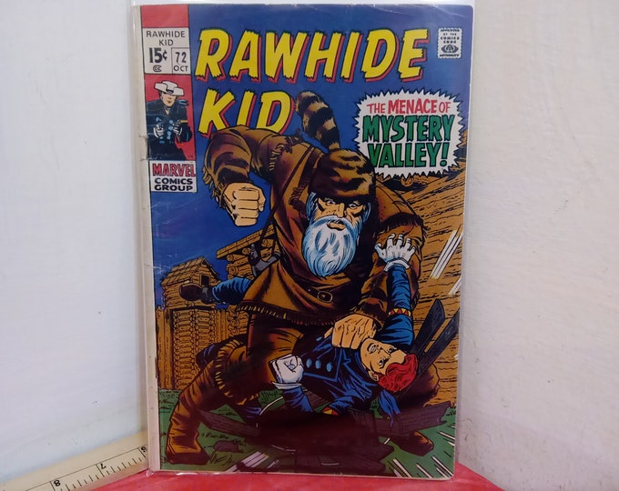 Vintage Comic Book, Marvel Comic Book "Rawhide Kid", .15 Cent Comics, 1970's