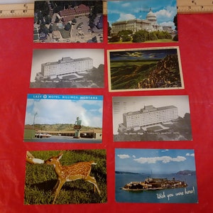 Vintage Postkarten, Postkarten von West Coast, Virginia, Sout Carolina und Washington D.C., 1960er und 50er Jahre #p