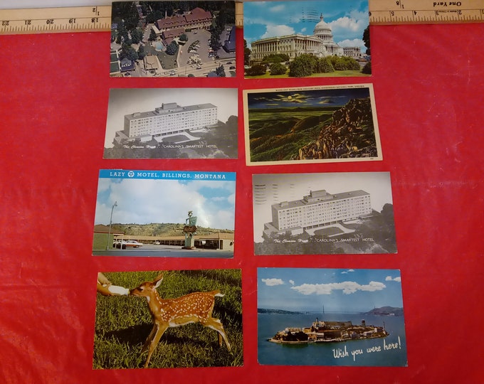 Vintage Postcards, Postcards from West Coast, Virginia, Sout Carolina and Washington D.C. Locations, 1960's and 50's#p