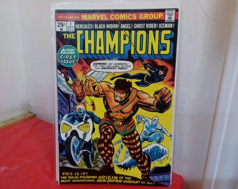 Vintage Marvel Comic Books, The Champions, 1970's