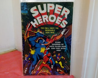 Vintage Comic Books, Dell Comics, Super Heroes, #3, May 1967