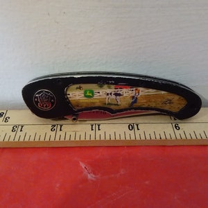 Vintage Belt Knife, Knife Belt &quot;John Deere&quot; made by Smith & Wesson &quot;Bullseye&quot;