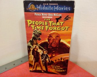Vintage VHS Movie Tape, The People That Time Forgot, Patrick Wayne, 2000~
