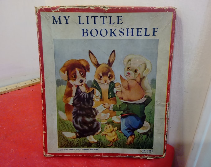 Vintage Children's Books, My Little Bookshelf, The Piggy Wiggy, Tiny Teddies, Barnyard Babies, Our Baby Bunnies, 1928#p