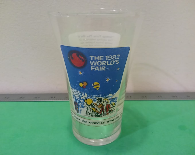 Vintage World's Fair Glass, Knoxville, McDonald's Glass, 1982#